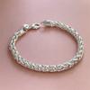 Fashion Jewelry 925 Sterling Silver Bracelet 6MM20CM Suitable for Women Fashion Wedding Party Gift Jewelry
