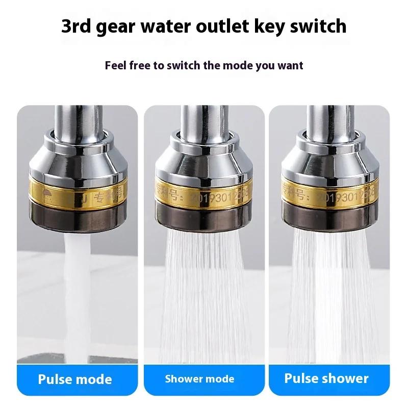 Kitchen Faucet Extension 360° Faucet Extender Bendable Extended Showerhead Aerator Pressurized Filter Water Nozzle