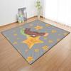 Textured Large Carpet Feather Wind Bedroom Floor Mat