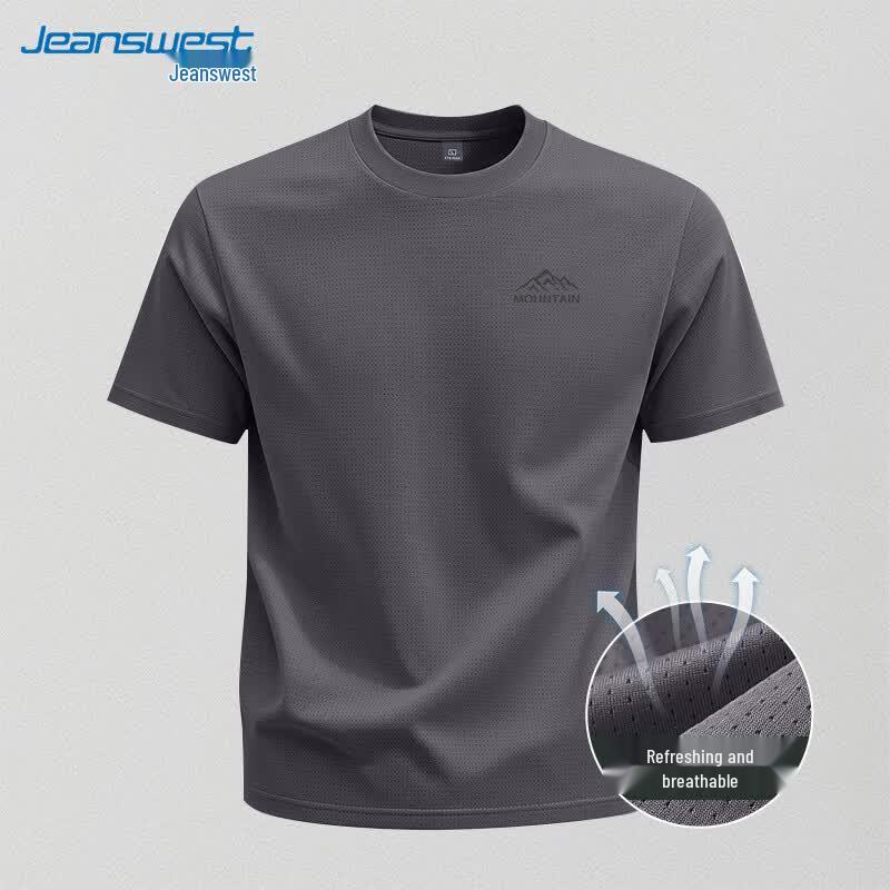 Jeanswest Men s Ice Silk Quick Dry Mountain Graphic T-Shirt 2XL
