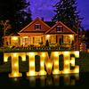 LED Letter Light Switch Design Waterproof Plastic Alphabet Letter Night Light Lamp for Party Club Bar