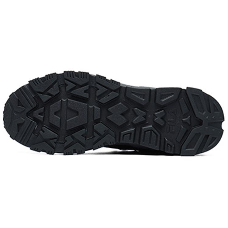 FILA Trek 1S Fabric Synthetic Leather Sports Comfort Low-Top Lifestyle Casual Shoes Men Casual Shoes Black F12M144127FBK