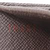 LOUIS VUITTON Portefeiulle International Purse N61217 Brown Damier canvas unisex Used