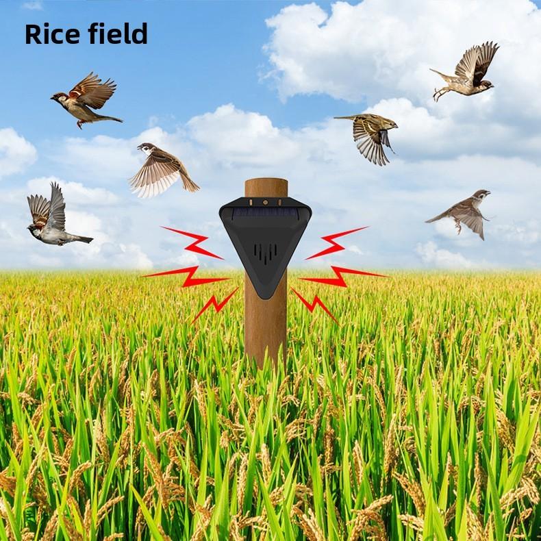 Solar Bird Repeller Outdoor Garden Bird Deterrent Ip55 Waterproof For Farm And Balcony Use