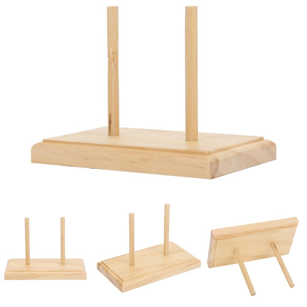 Embroidery Stitching Thread Holder Thread Spool Bobbin Rack Organizer with 2 Shaft