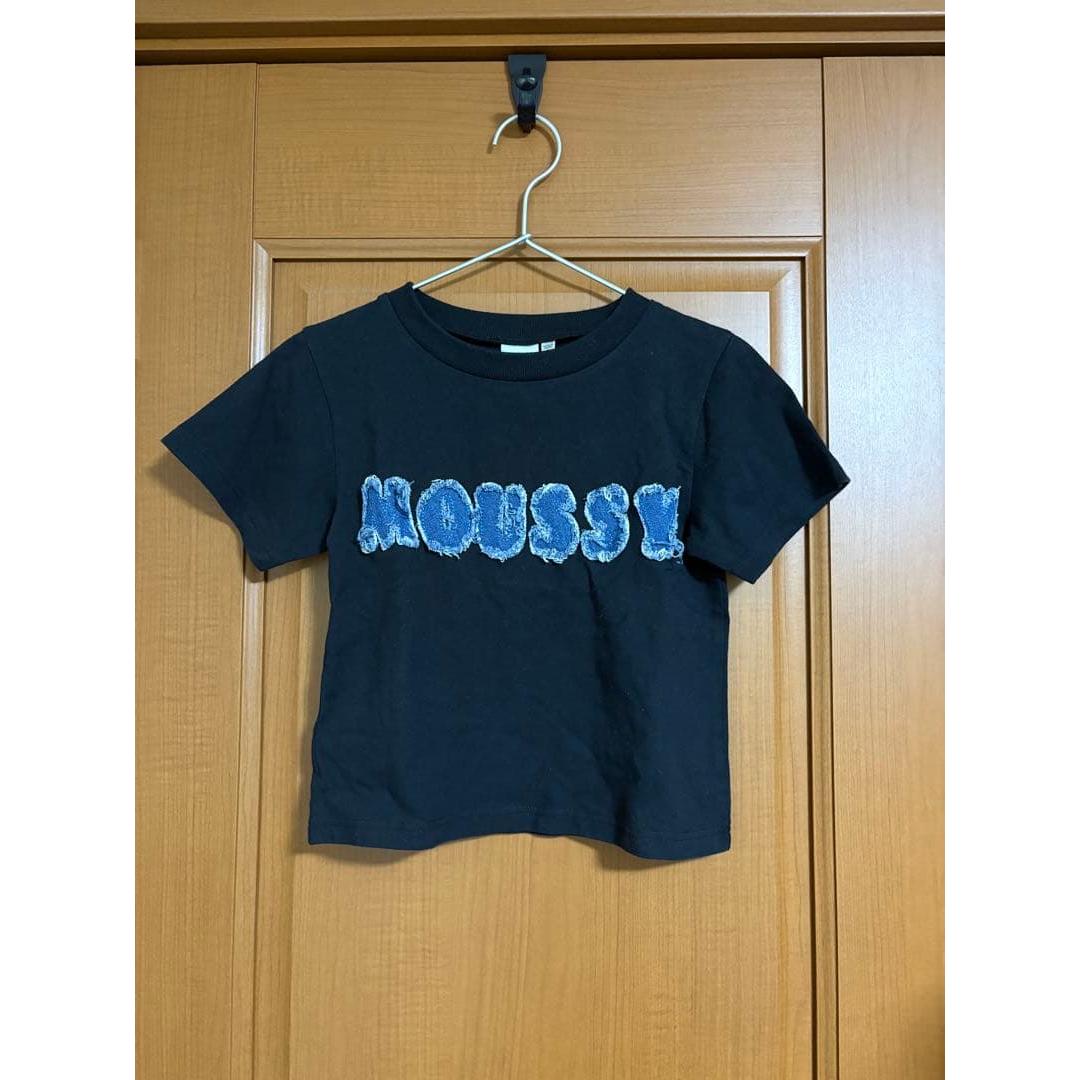 MOUSSY Black Logo Print T-Shirt