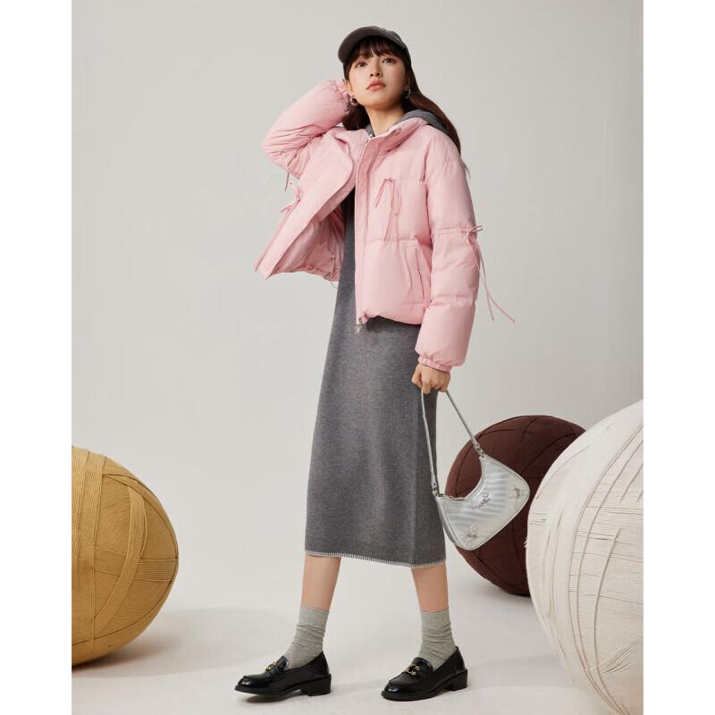 IEF Stilvolle Damen Daunenjacke mit Kapuze