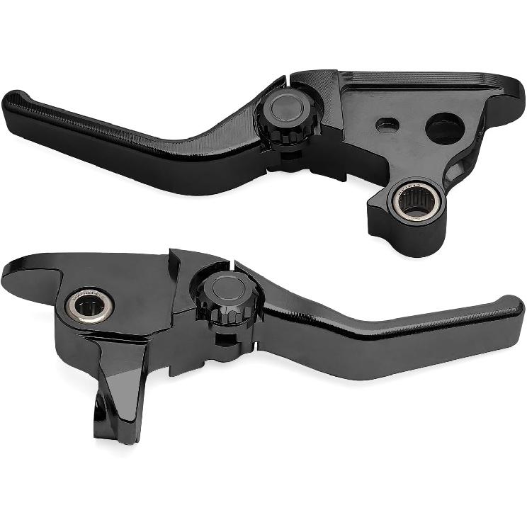 

Motorcycle Levers Brake Clutch Handle Lever Adjustable Fit for Harley 2008-2013 Touring Road King Electra Glide Road Glide Street Glide Trike Short чорний