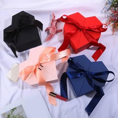 Heart Shaped Gifts Box Double Door Gift Case Gifts Packaging Box  Wedding Anniversary