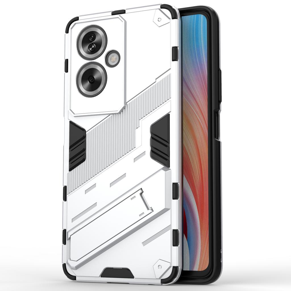 Pour Oppo A79 5G/A2 5G Coque de Téléphone PC+TPU Résistant aux Rayures avec Support