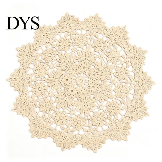 Tapis Isolants Thermiques Protecteurs pour Bols, Set de Table Rond en Dentelle Florale, Sous-Verre Brodé, Sous-Plat Pliable, Sets de Table Rétro pour Table de Cuisine, Sets de Table pour Théière
