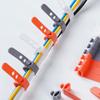 10Pcs Cable Organizer Silica Data Line Cable Straps Electrical Wires Fixed Cable Organizer Earphone Cable 3 Holes Cord Winder