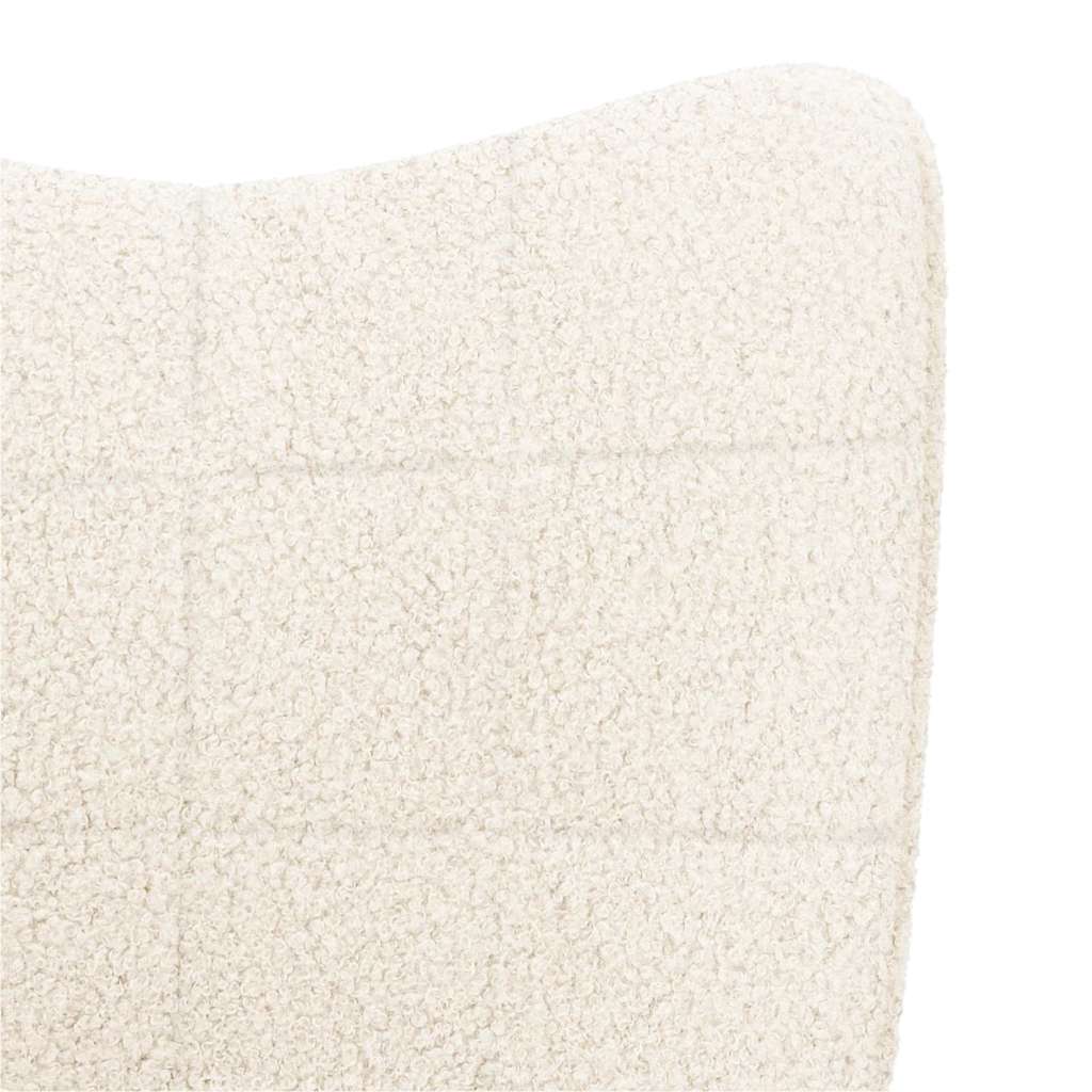 Cream Armchair 62 x 67 x 95.5 cm Sherpa Fabric