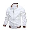 Giacca Bomber Casual Primavera e Autunno Giacca Sportiva da Uomo Giacca alla Moda a Colori a Contrasto