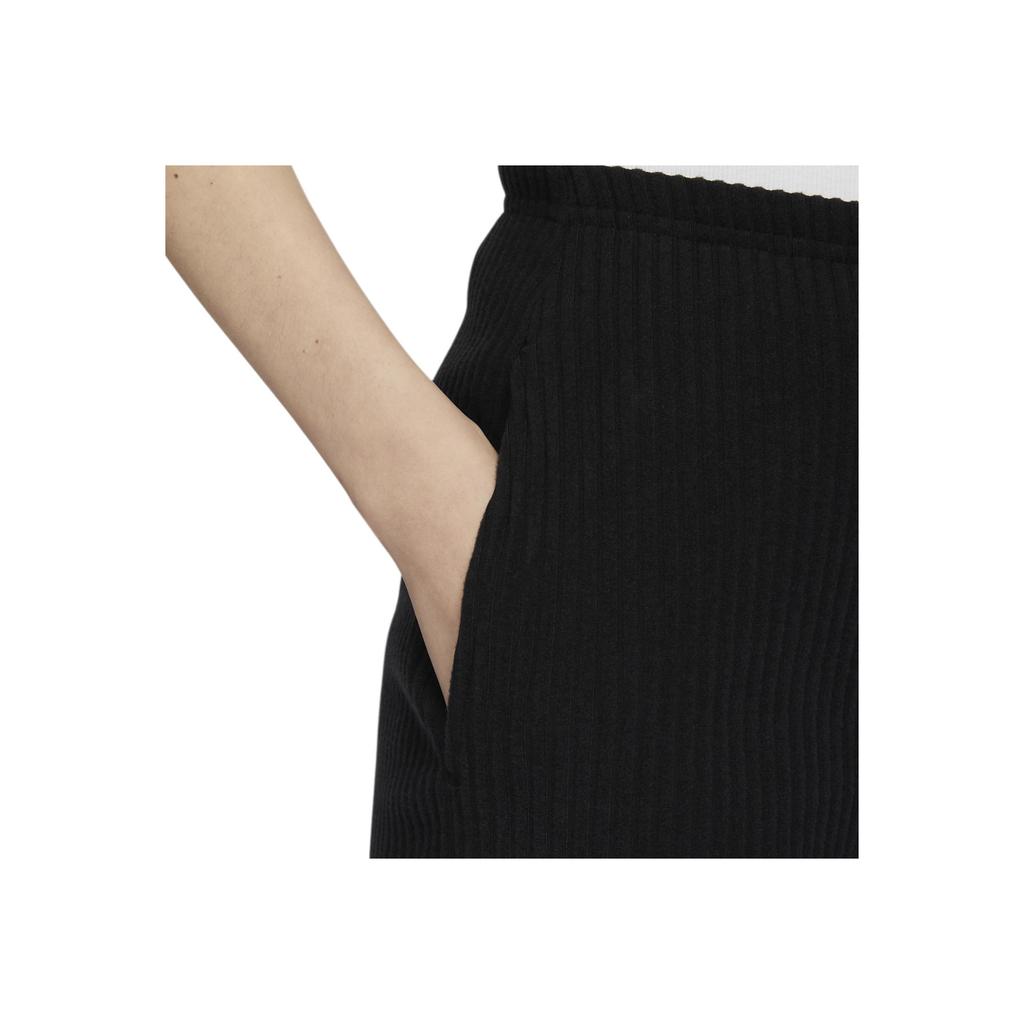 Nike Comfortable Breathable Mid-Waist Casual Shorts Women Bottoms Black FN3675-010