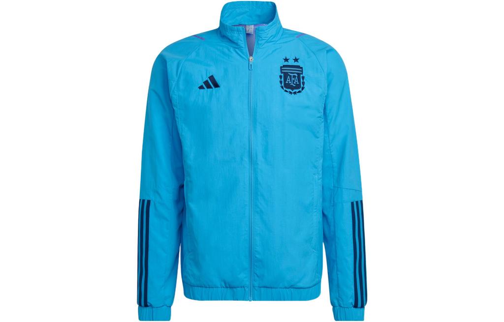 adidas Argentina Jackets Men's Blue Stand Collar Moderate Other HF3933