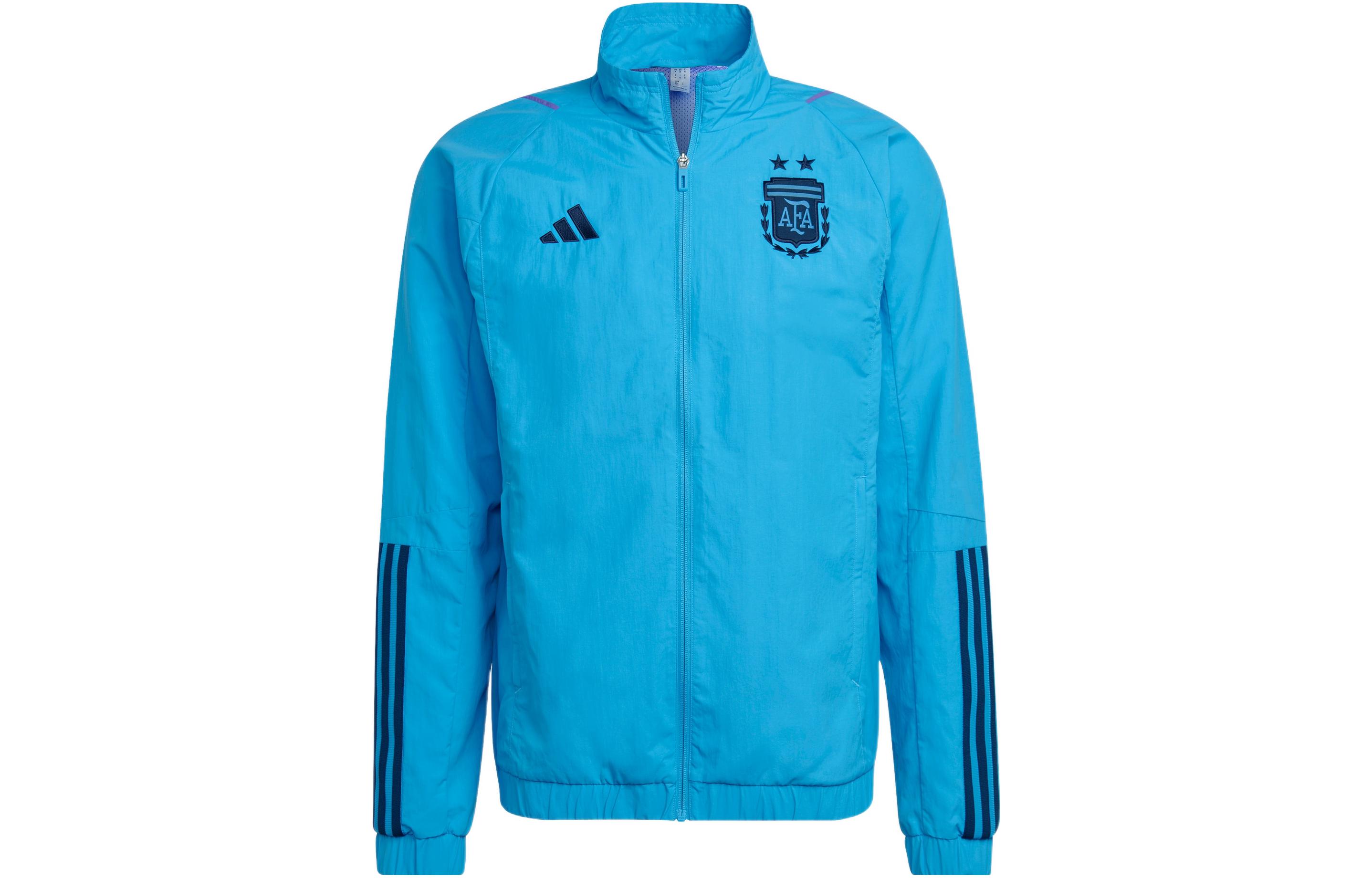 Adidas Argentina Jackets Men s Blue Stand Collar Moderate Other HF3933 L