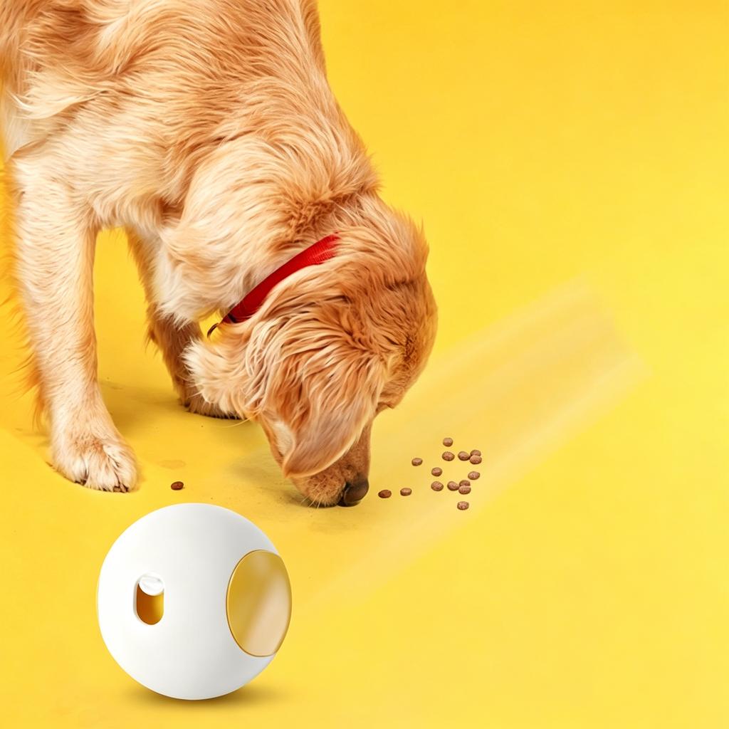 Interactive Pet Toy with Dispenser, Puzzle Ball for Cats and Dogs, Mental Enrichment Toy