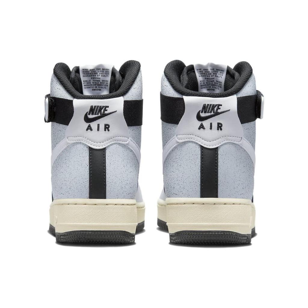 Nike Air Force 1 High 50 Years of Hip-Hop Unisex Sneakers Schwarz Weiß Zement-Grau FB2049-001