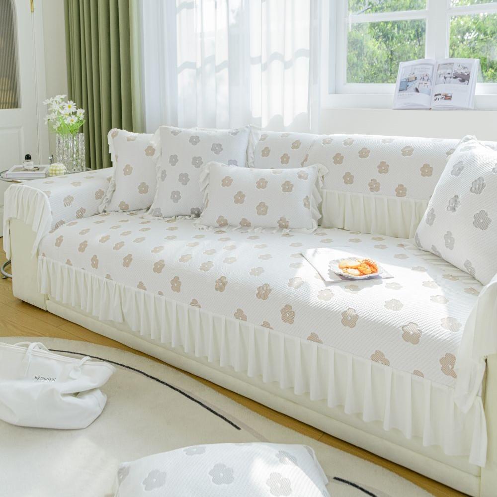 

Чехол для дивана Green Ice Silk, чехол для коврика для дивана, летний чехол для дивана, чехол для подушки для дивана в скандинавском стиле, нескользящее полотенце для дивана, защитный чехол для дивана 70X70