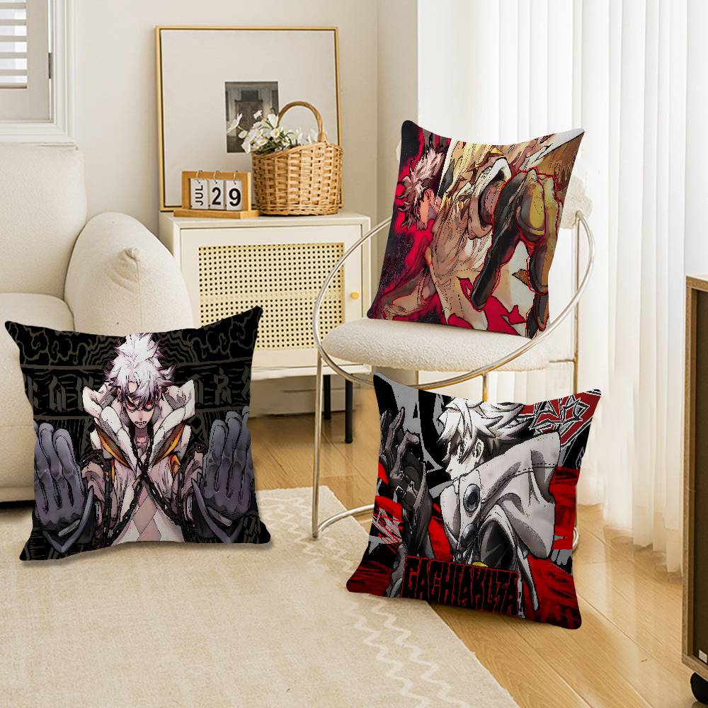 Gachiakuta Pillow Gift Home Office Decoration Bedroom Sofa Car Cushion Cover case 45x45