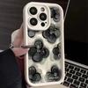 Nice Butterfly Flower Silicone Phone Case For iPhone 15 12 13 14 11 Pro Max XR XS X 7 8 Plus Shockproof matte Soft Cover