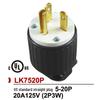 UL Certified 15A 125V US/Canada Industrial Power Plug Socket LK7515P