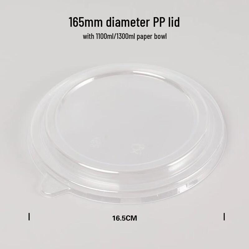 Kraft Paper Round Disposable Salad Bowls