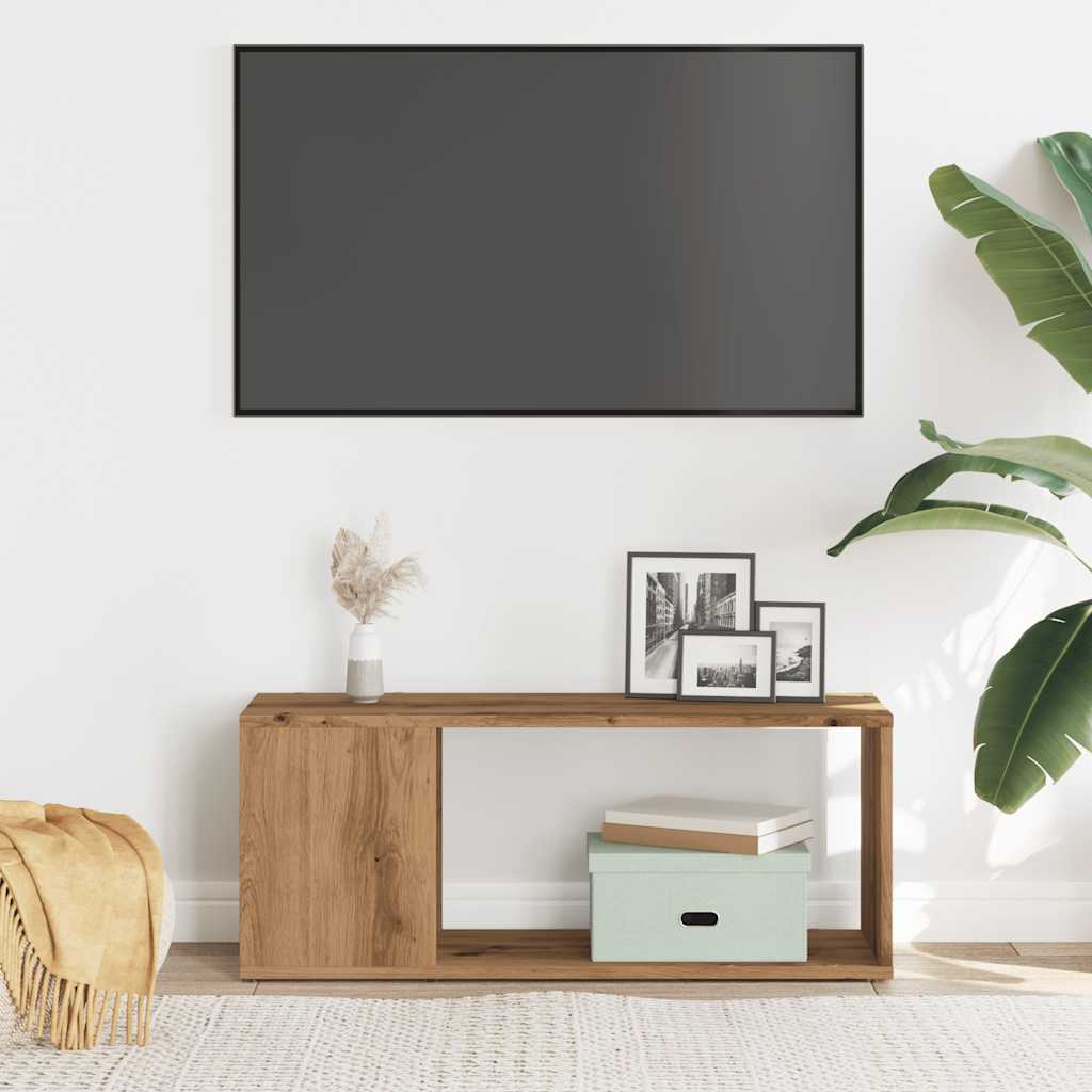 TV Cabinet Artisan Oak 80 x 24 x 32 cm Particleboard