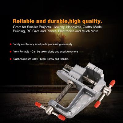 Table vice ventouse portable pince bench étau hobby electronics craft 70mm jaw