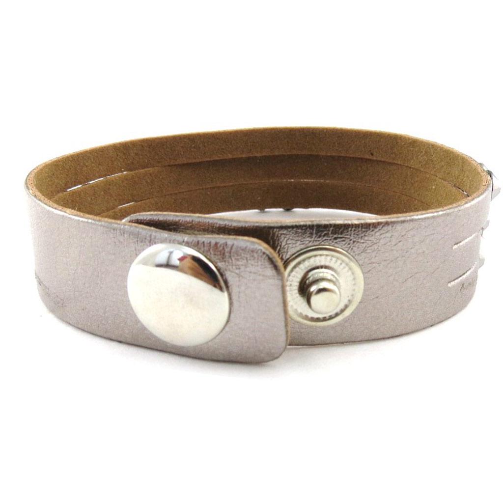 Les Trésors De Lily [J2020] – Graues Designer-Armband „Sissi“.