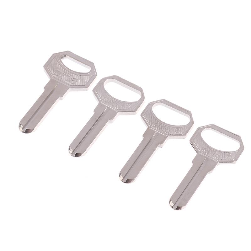 10Pcs Key Embryo Middle Slot Small Square Computer Punching Dms Key Blank Fingerprint Lock Password Lock Blank