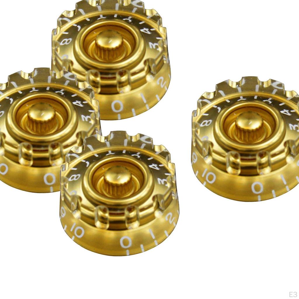4 PCS Metric Guitar Knob Compatible with LP Electric Musical Instrument Accessories
