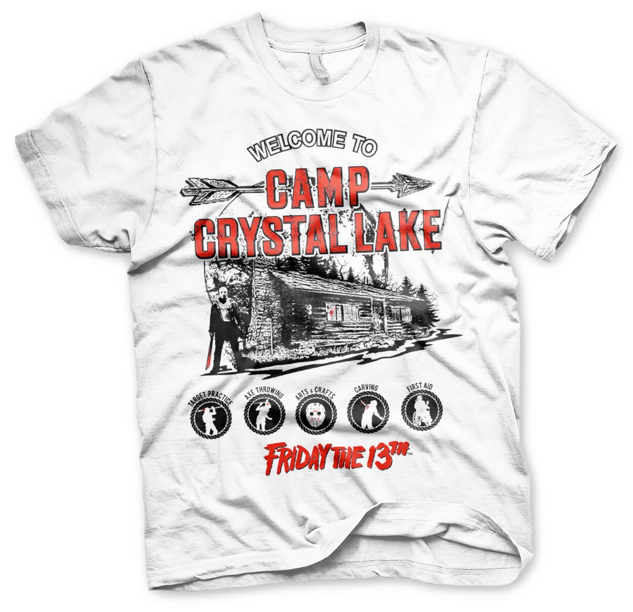 Officially Licensed Friday The 13thCamp Crystal Lake Men S T-Shirt S-5XL Sizes S