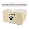 Basket Toys Dog Paw Personalized Pet Toy Storage Box For Clothes Custom Cat Product With Name Dog