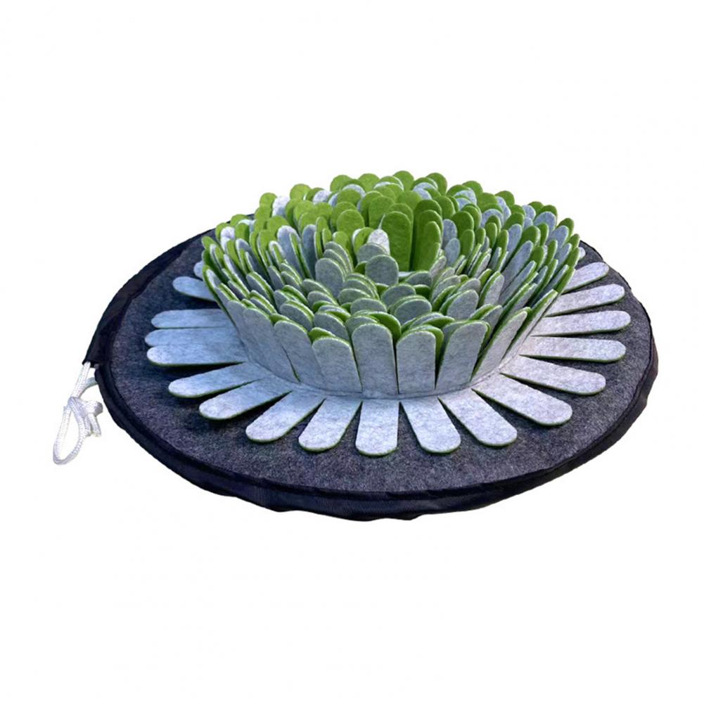 

Коврик для кормления собак, игрушка для обогащения рациона для собак, коврик для обнюхивания домашних животных, мягкая войлочная ткань, кормушка для медленной еды для собак, нескользящая головоломка для умственного развития светло-серый