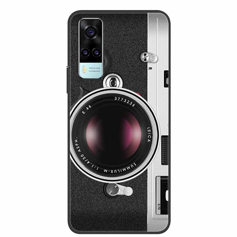 For Vivo Y53s 4G Case Animals Soft Silicone TPU Phone Back Cover Case for Vivo Y31 2021 Funda for Vivo Y53 s Y 31 Luxury Coque