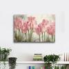 Tulip Plant Flowers Oil Painting Shop Front Home Decoration Hotel Hanging Decorative Painting Decoracion Salon Wall Art  No Frame