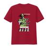 Faces of Death Part III T Shirt Horror Movie Inspired with Knife Wielding Figure and Warning Label Perfect for Fans Vintage