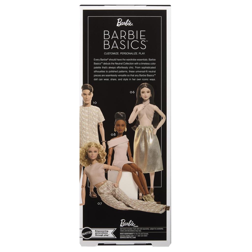 barbie Basics Topknot Modelo Signature 08 Coleccionista Articulada Barbie Edades JJX27 Muñeca, Cuerpo, Muñeca, 6+, Neutro,