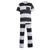 Halloween American Adult Men's and Women's Performance Costume Prisoner's Play Costume Orange Prisoner's Uniform C Uniform Factory