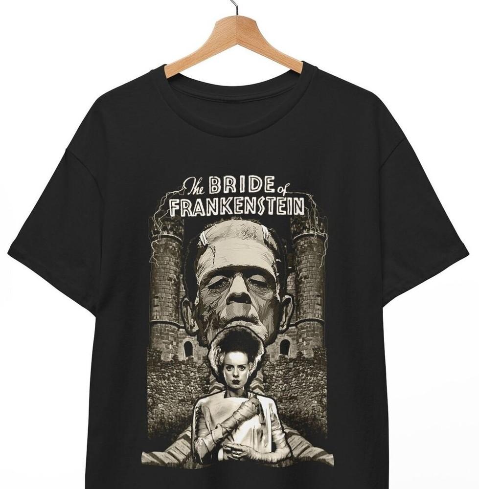 CHAUD Le Mari de Frankenstein T-Shirt, FRANKENSTEIN Monstre d'Horreur Film Cinéma Unisexe Unisexe T-Shirt