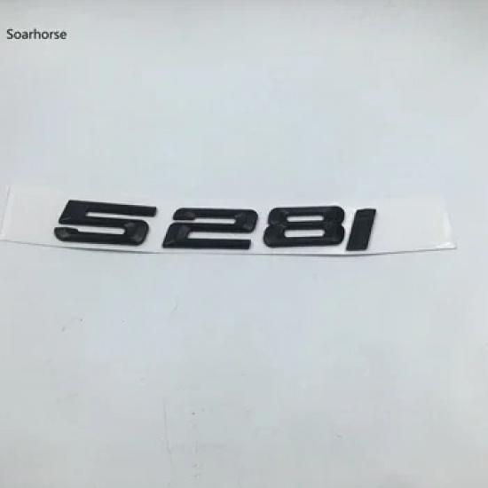 Soarhorse Matt Black for 520i 523i 525i 528i 530i 535i 540i 550i E34 E39 E60 E61 F10 Letter Sticker Emblem Decals