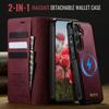 Magnetic Wireless Charging Leather Wallet Phone Case for Samsung Galaxy S26 Ultra S25 FE S24 S23 S22 S21 Plus A17 A56 Flip Cover