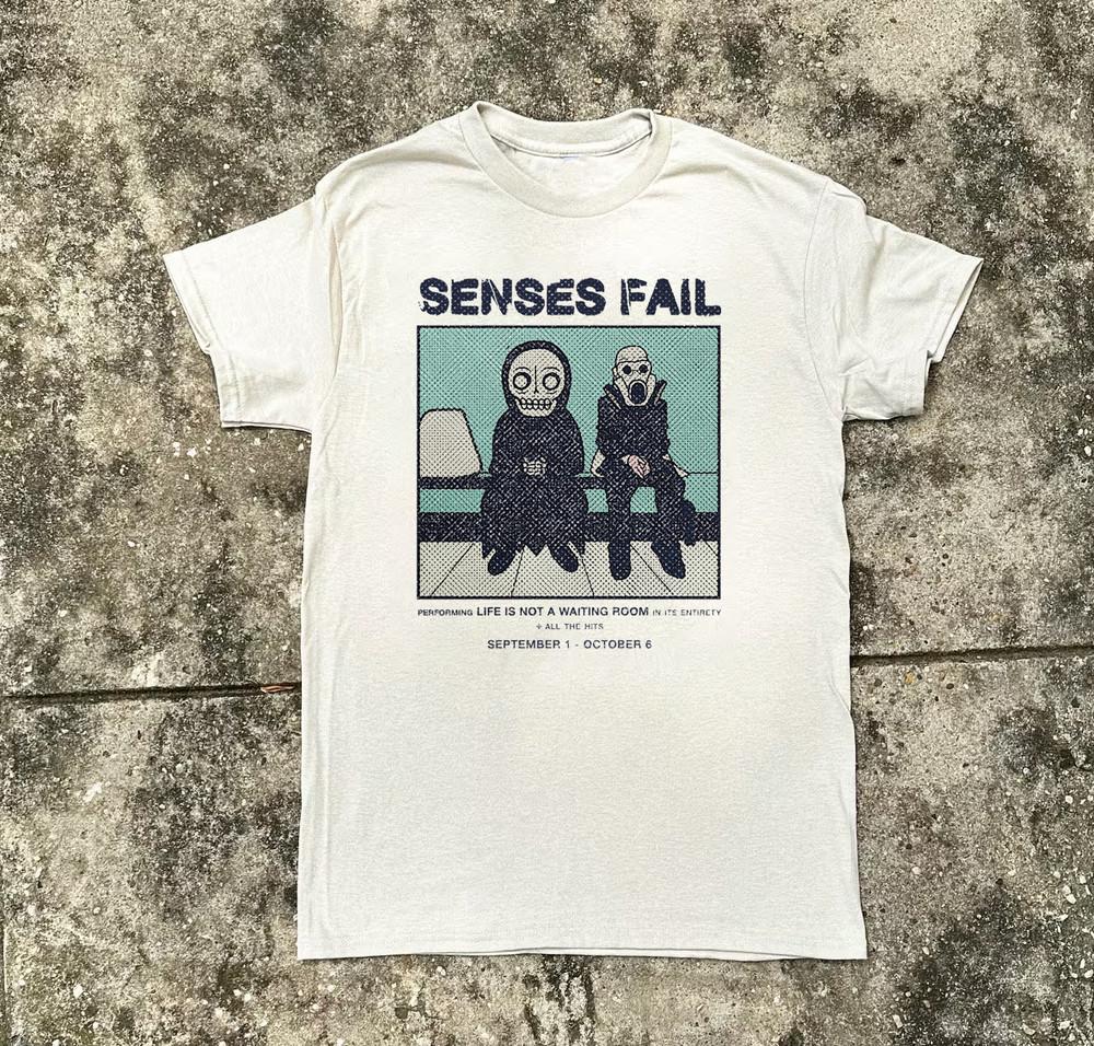 

Collection Senses Fail Tour Band Gift For Fans S to 5XL White Tshirt QT232 Unisex T-Shirt XXL