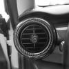 Kryt kroužku výdechu vzduchu do auta Pouzdro pro Mini Cooper One S JCW F55 F56 F57 Karbonové vlákno Kryt Pouzdro Dekorace Nálepka Příslušenství