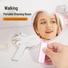 Heart-Shaped Portable Handheld Makeup Mirror - Cute, Exquisite, and Easy to Carry