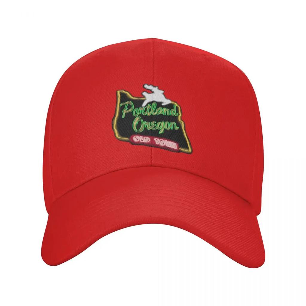 Portland Oregon Sign Baseball Cap Unique Hats Funny Hat Fishing Hat Tea Hat Woman Men's