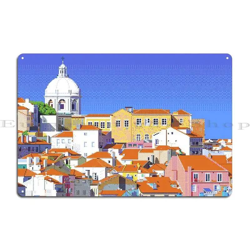 Alfama Metal Plaque Garage Design Pub Funny Bar Cave Designing Tin Sign Poster 20x30cm(7.8x11.8inch)