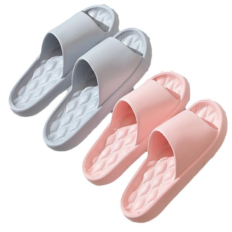 New cool slippers women's indoor summer home home non-slip bathroom slippers men's summer
